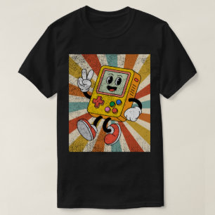 Retro-Cartoon-Handheld-Spielkonsole T-Shirt
