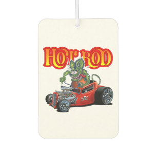 Retro-Cartoon-Hot-Rod Autolufterfrischer
