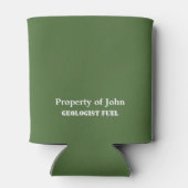 Retro Cartoon - Keine Sorge, ich bin Geologe! Dosenkühler (Rückseite)