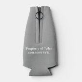 Retro Cartoon - Keine Sorge, ich bin Geologe! Flaschenkühler (Rückseite)