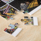 Retro-Cartoon-Kunstpuzzle Puzzle (Seite)