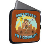 Retro Cartoon - Mach dir keine Sorgen! Ich bin Geo Laptopschutzhülle (Vorne Rechts)