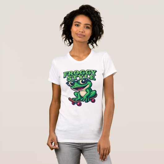 Retro Cartoon Skater Shirt (Vorne ganz)