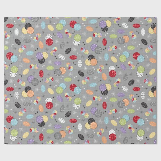 Retro Casino Geschenkpapier (Flach)