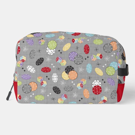 Retro Casino Waschbeutel (Rückseite)