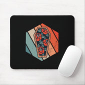 Retro Casket Embalmer Mortician Beerdigung Directo Mousepad (Mit Mouse)