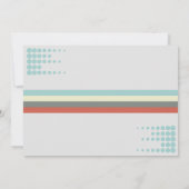 Retro Cassete Happy Birthday Einladung (Rückseite)