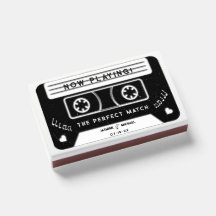 Retro Cassette Band Wedding Perfect Match Favorit