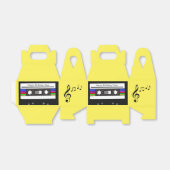 "Retro Cassette"-Begünstigungsbox Geschenkschachtel (Ungefaltet)