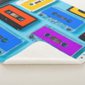 Retro Cassette: Blue Background Collection Sherpadecke (3/4)
