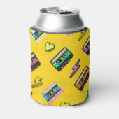 Retro Cassette: Design des Party der 80er Liebe Dosenkühler (Kanne Rückseite)