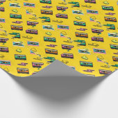 Retro Cassette: Design des Party der 80er Liebe Geschenkpapier (Ecke)