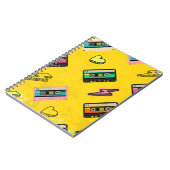 Retro Cassette: Design des Party der 80er Liebe Notizblock (Linke Seite)