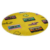 Retro Cassette: Design des Party der 80er Liebe Schneidebrett (Ecke)