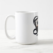 Retro Cassette Design für Nostalgie-Liebhaber Kaffeetasse (Links)