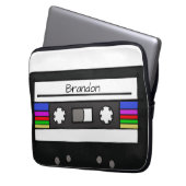 "Retro Cassette" Laptopschutzhülle (Vorderseite Links)
