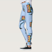 Retro Cassette Man Leggings (Links)