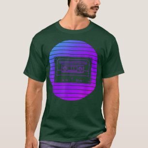 Retro Cassette Music Lover Synthwave Vaporwave Mus T-Shirt