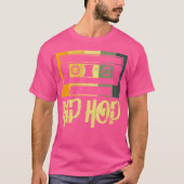 Retro Cassette Musiker 90S Hip Hop Musikkassette T-Shirt (Vorderseite)