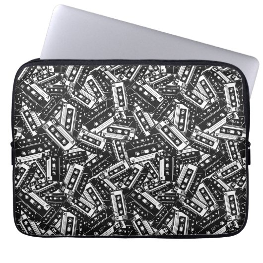 Retro Cassette Notebook-Sieb - Cool & klassisch Laptopschutzhülle (Vorderseite)