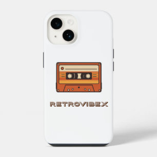 Retro Cassette Phone Case - Vintager Stil iPhone 14 Hülle