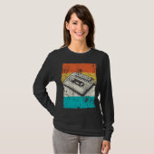 Retro Cassette Tape 80er 90s Music Art Mixtape T-Shirt (Vorne ganz)