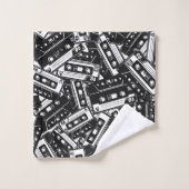 Retro Cassette Tape Bath Handtuch Set (Waschlappen)