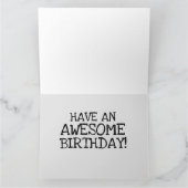 RETRO CASSETTE TAPE GEBURTSTAG GREETING CARDS KARTE (Innenseite)