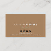 Retro Cassette Tape Music Green Visitenkarte (Rückseite)