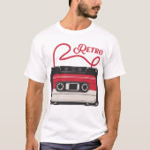 Retro Cassette Tape Music Lover 80er 90s Geschenk T-Shirt (Vorderseite)