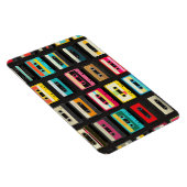 Retro Cassette Tape Pattern – Vintage Music  Magnet (Rechte Seite)