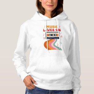Retro Cassette Tape Shirt - Musik lebt auf Vintag