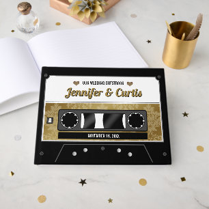 Retro Cassette Tape Wedding Gästebuch