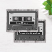 Retro Cassette Tape Wedding Song Anfrage (Schreibtisch)