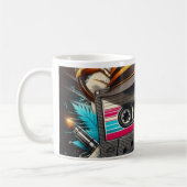 Retro Cassette Tasse - Vintages Musikdesign (Links)