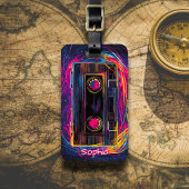 Retro Cassette Vibes Gepäckanhänger