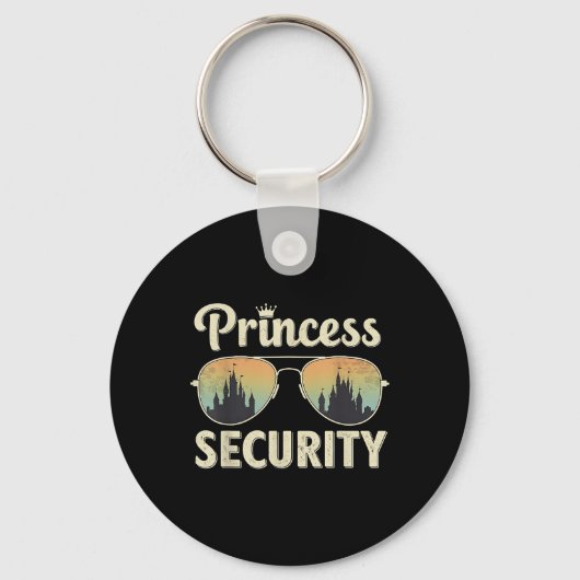 Retro Castle passend zum Princess Security Protect Schlüsselanhänger (Vorderseite)
