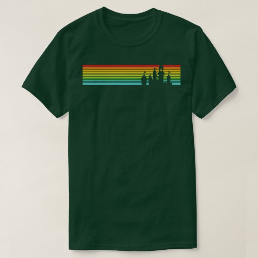 Retro Castle T-Shirt (Design vorne)