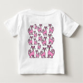 Retro Cat - Baby (F&B Designs) - Individuell angep Baby T-shirt (Rückseite)