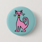 Retro Cat Button (Vorderseite)