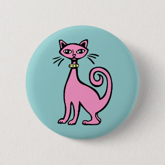 Retro Cat Button