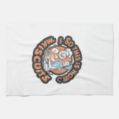 Retro Cat Chef Maiscuits Baking Art Geschirrtuch (Horizontal)