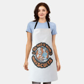 Retro Cat Chef Maiscuits Baking Art Schürze (Getragen)