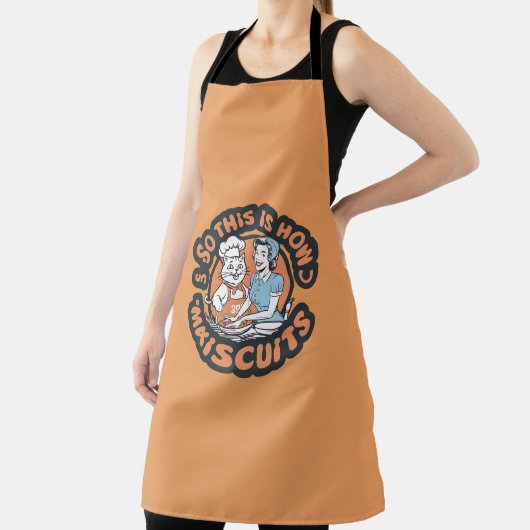 Retro Cat Chef Maiscuits Baking Art Schürze (InSitu)