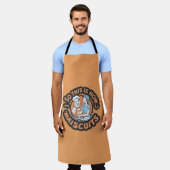 Retro Cat Chef Maiscuits Baking Art Schürze (Getragen)