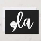 Retro Cat Comma La Kamala Harris 2024 Wahl Einladung (Vorderseite)