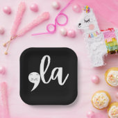 Retro Cat Comma La Kamala Harris 2024 Wahl Pappteller (Party)