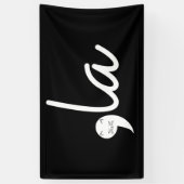 Retro Cat Comma La Kamala Harris für den Präsident Banner (Vertikal)