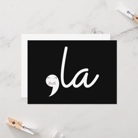 Retro Cat Comma La Kamala Harris für den Präsident Einladung (Vorderseite/Rückseite Beispiel)