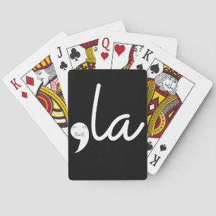 Retro Cat Comma La Kamala Harris für den Präsident Spielkarten